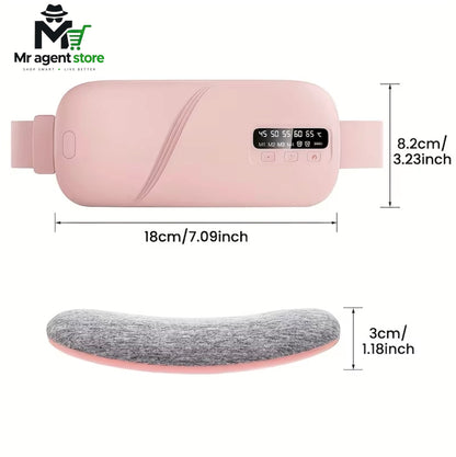 Luna by Mr Agent™ - Portable Comfort Belt | Warm + Vibration | USB-C | Pink